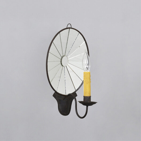Oval Mirror Sconce