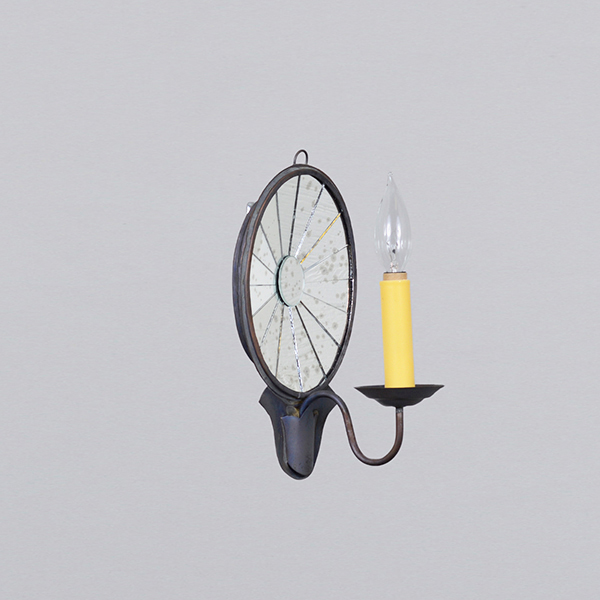 Oval Mirror Sconce