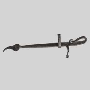 Shown with a dark wax iron finish.