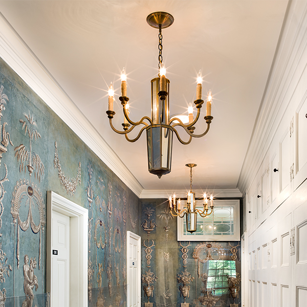 Shown in Light Antiqued Brass